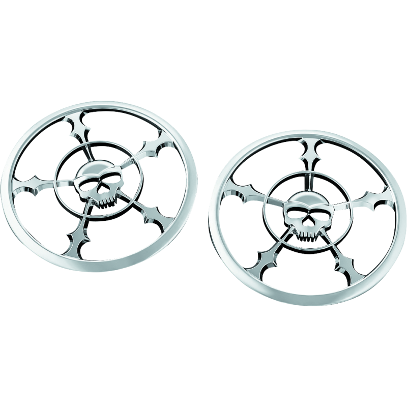 Kuryakyn Zombie Speaker Grill 14-Up Touring Chrome