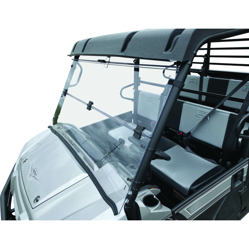 QuadBoss 16-22 Kawasaki KAF820 Mule Pro-DX Windbreak Folding Windshield