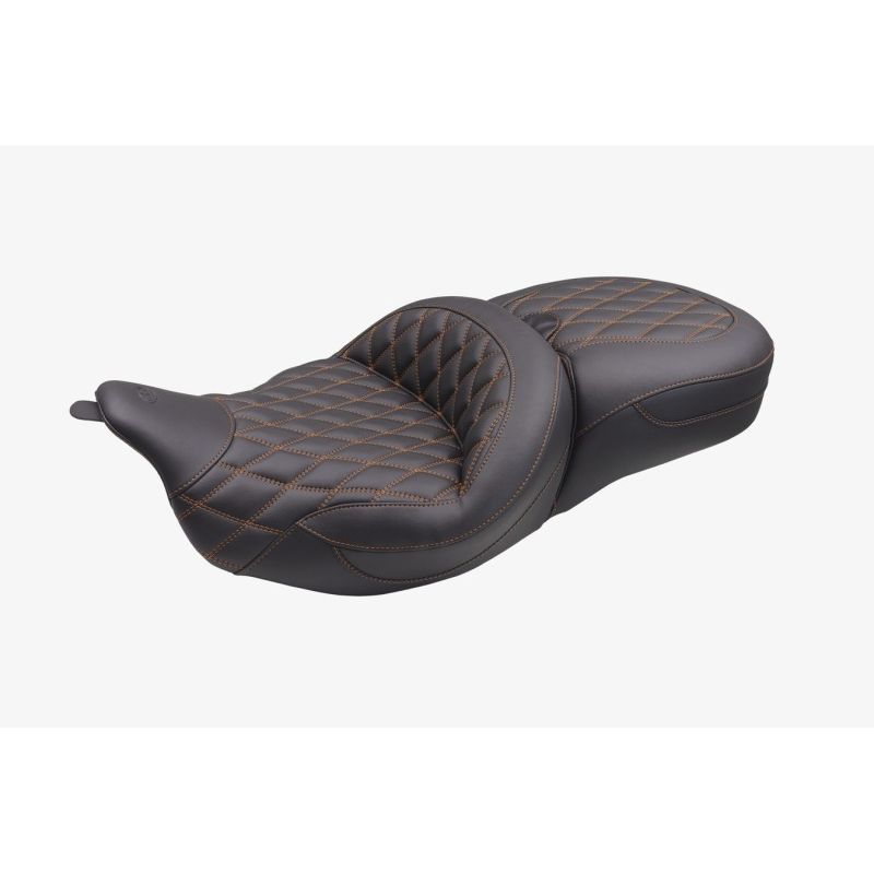 Mustang 08-25 Harley FL Touring Rd King Sp, Rd Glide Ltd, Dble Diamond Super Touring - Black/MO