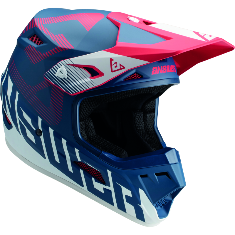 Answer AR1 V2 Bold Helmet Red/White/Blue Youth - Medium