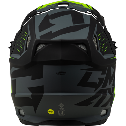 Mx 96 502 Helmet Matte Grey/Hi Viz Md