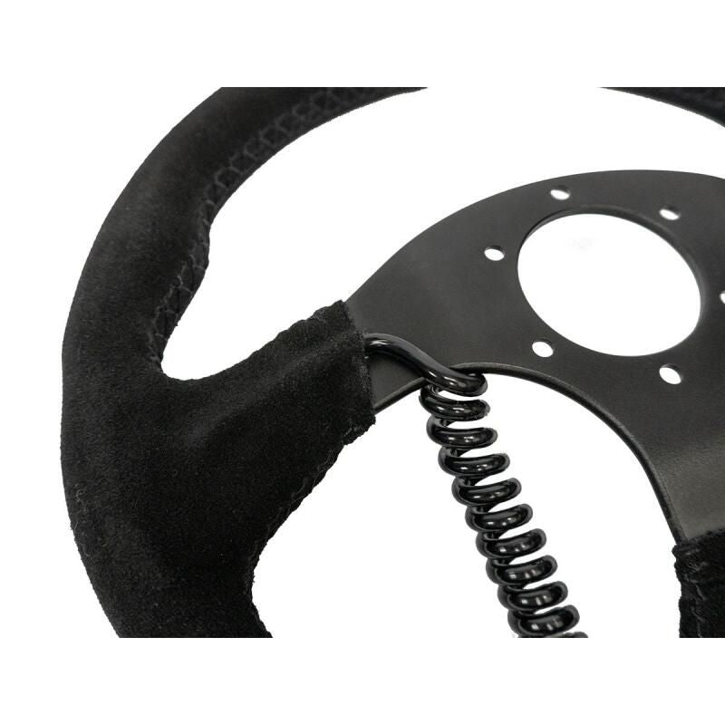 PRP Heated Comp-R Suede Steering Wheel - Black