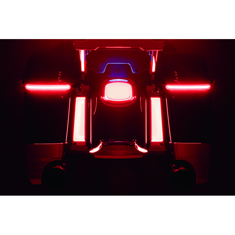 Kuryakyn Tracer LED Taillight Red Lens With License Light