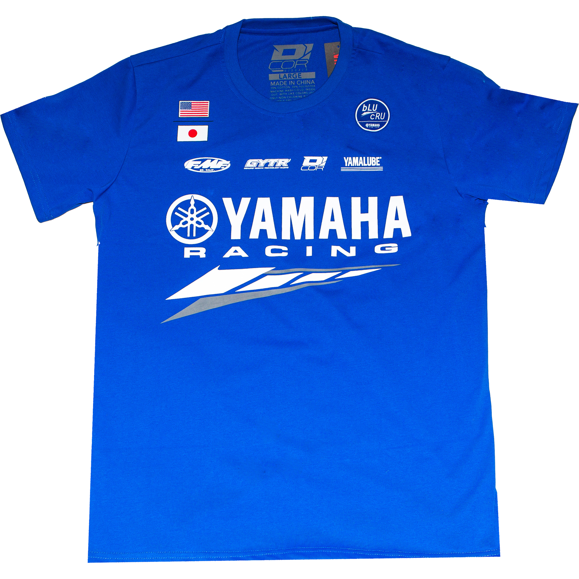 Yamaha Factory T Shirt Blue Xl