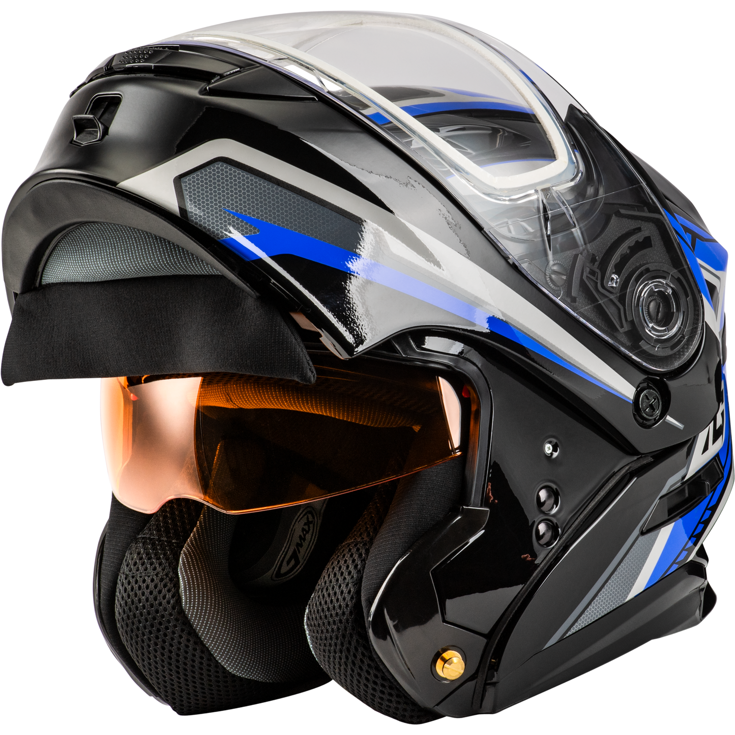 Md 01s Transistor Snow Helmet Blue/Black 3x