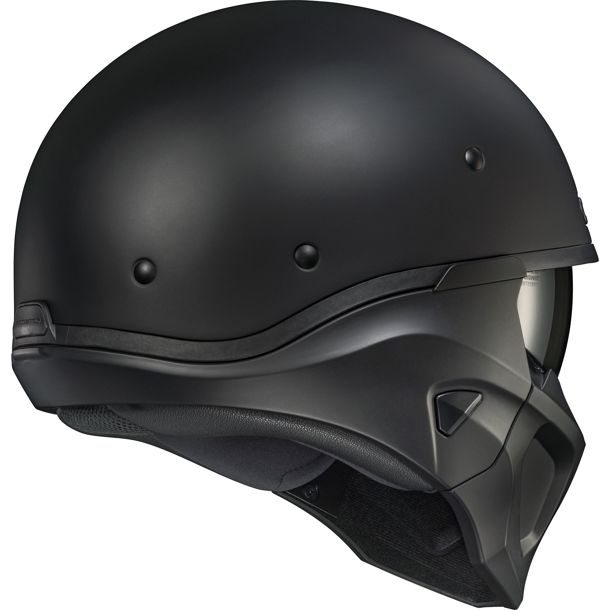 Covert X Open Face Helmet Matte Black Xl