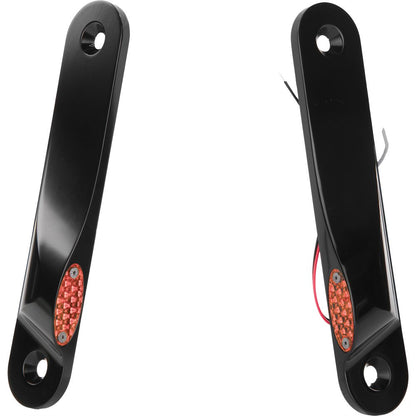 Led Front Signal Lights Flhx Flht W/O Spotlights Blk