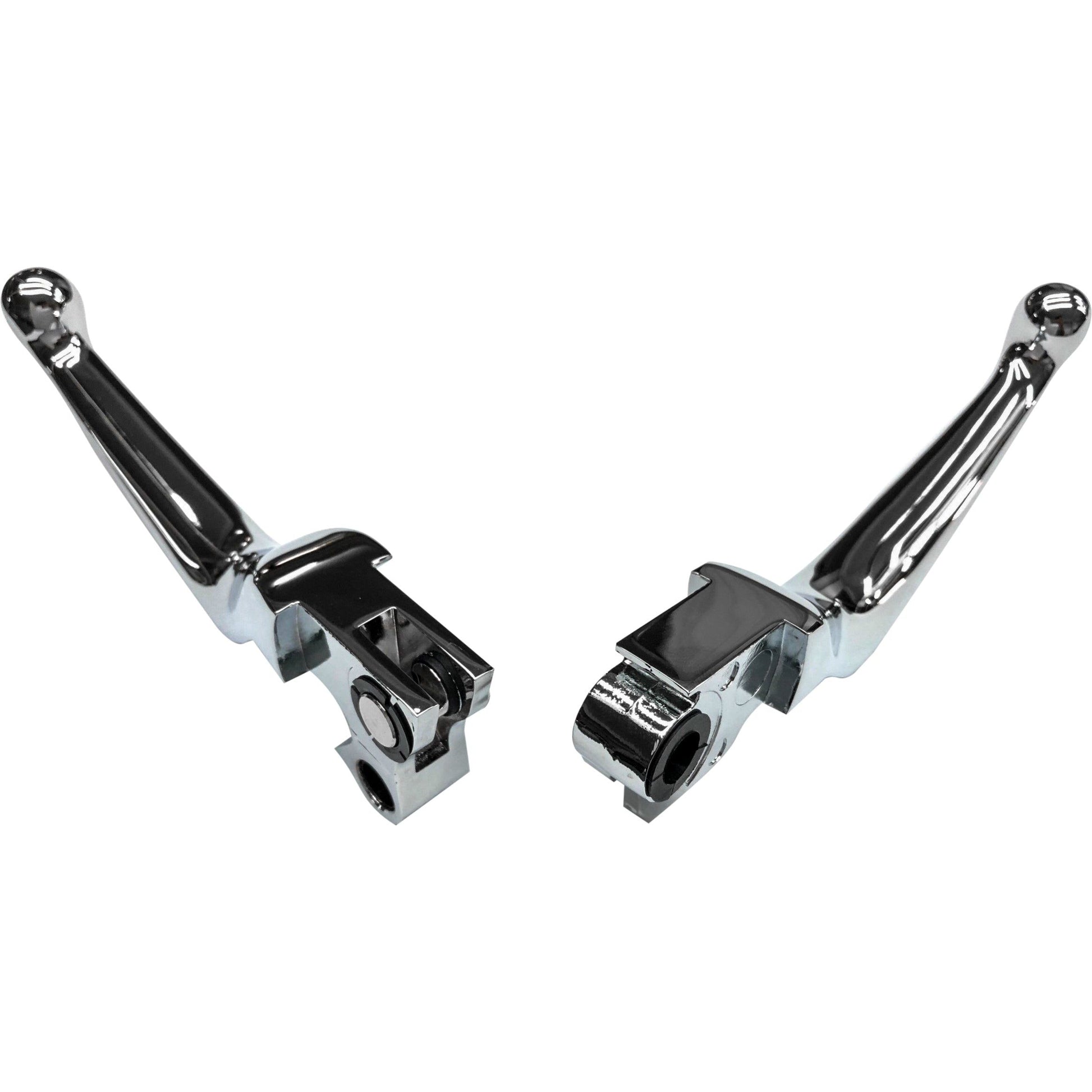 Smooth Lever Set Chrome Bt 07 Up Except Flt 08 Up