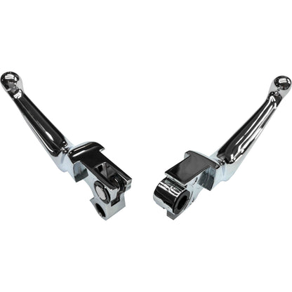 Smooth Lever Set Chrome Bt 07 Up Except Flt 08 Up