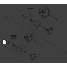 Polaris ATV Retaining Ring, Genuine OEM Part 7710448, Qty 1
