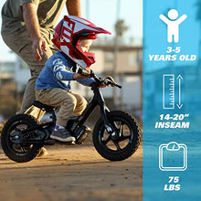 STACYC 12EDrive - 12" Electric Balance Bike, Motorcycle, MX, BMX, ride-on toy for kids, with 2AH Battery and Charger