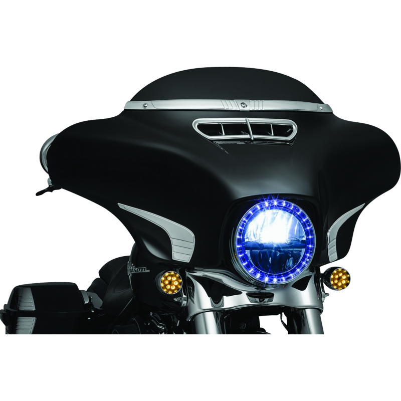 Kuryakyn Tri-Line Windshield Trim Chrome