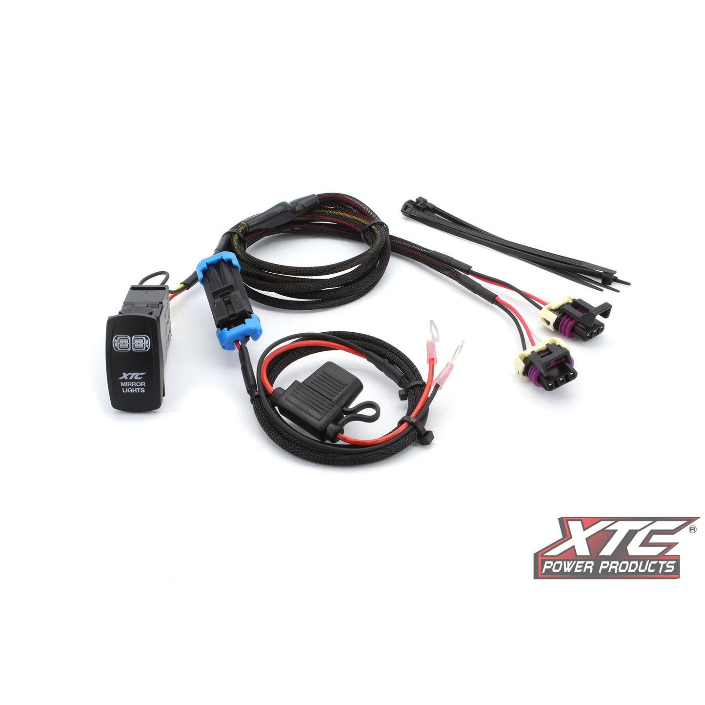 Side Mirrors W/2.00 Clamp Roll Cage Bar Clamp 2.00