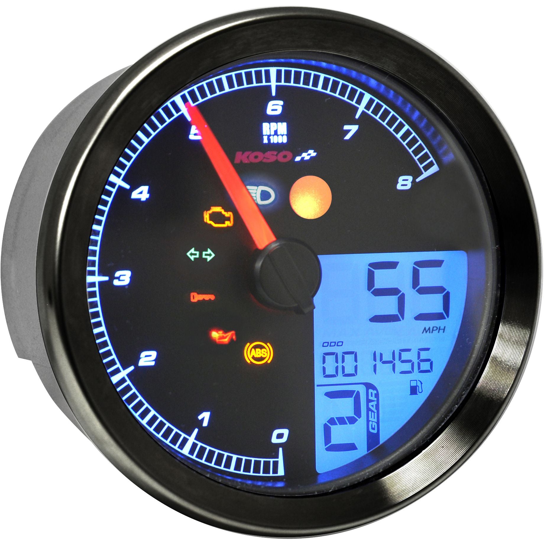 Koso Tnt B Gauge Black Yam Bolt