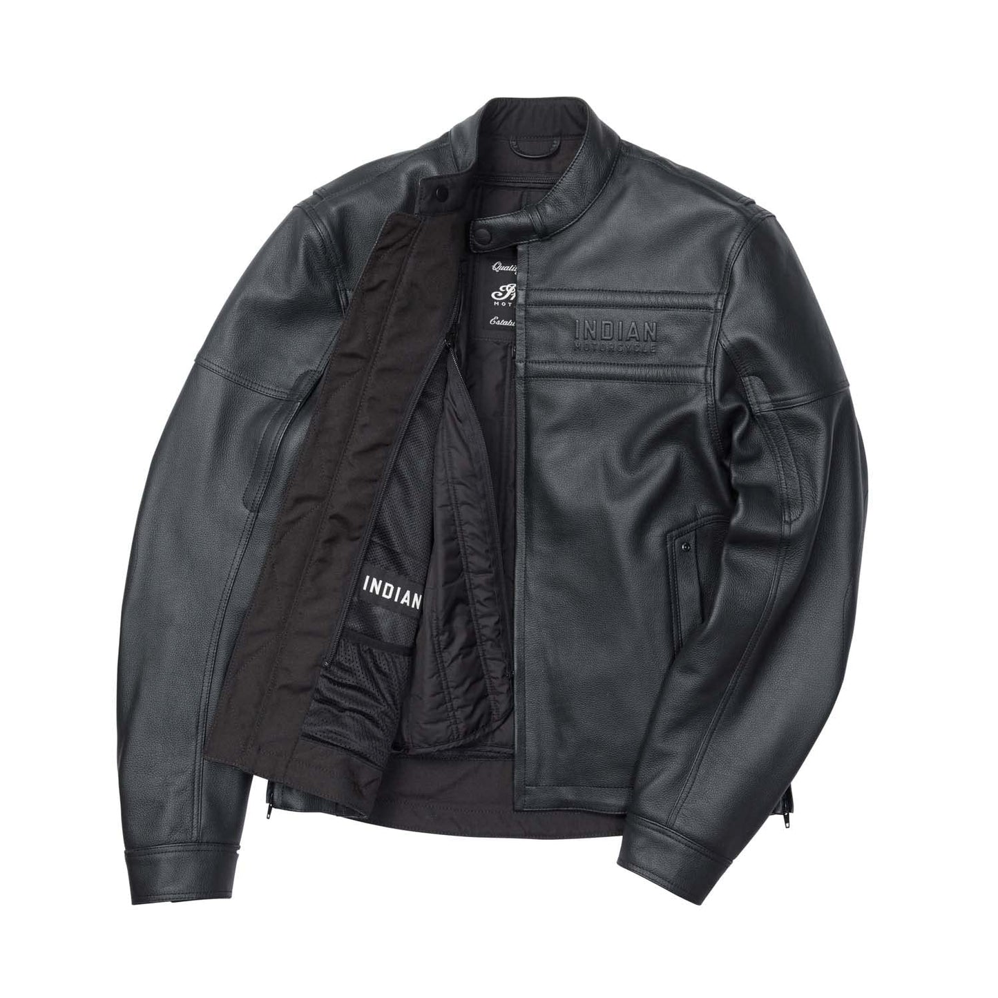 Indian Motorcycle Men's Beckman Jacket 2, Black - L - 286284306