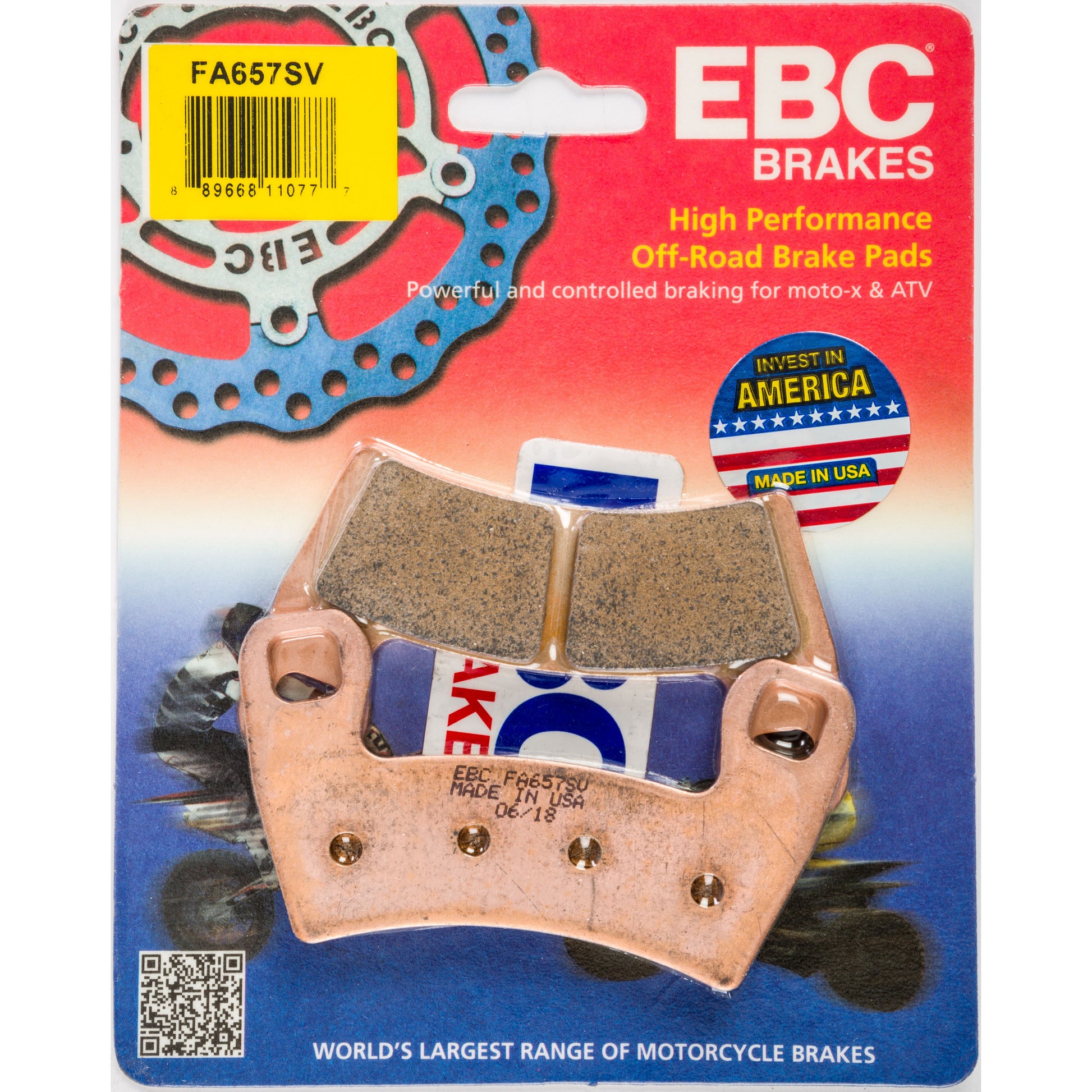 Brake Pads Fa657sv Severe Duty Sv Series