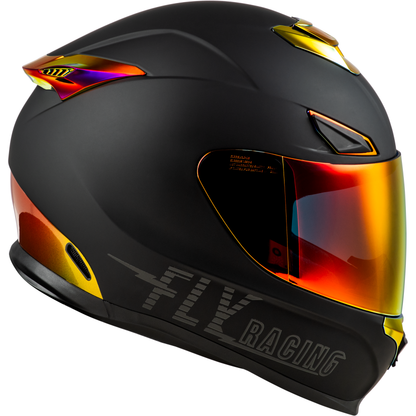 Sentinel Recon Helmet Matte Black/Fire Chrome Xs