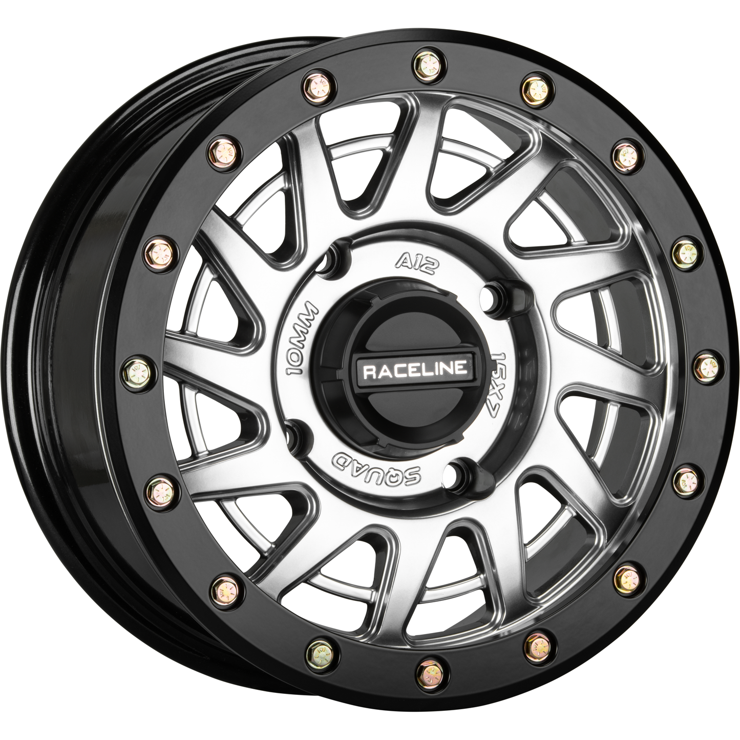 Squad Bdlk Wheel 15x7 4/156 5+2(+10mm) Hyper Silver