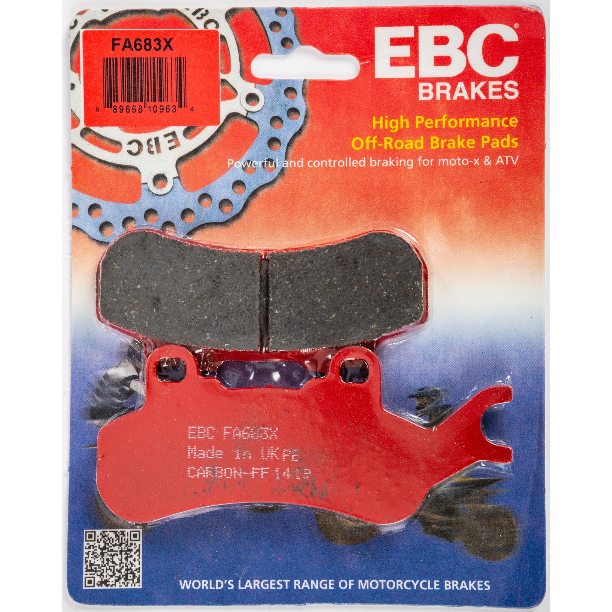 Brake Pads Fa683x Carbon X Series