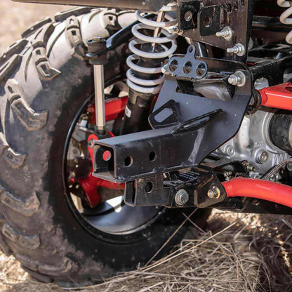 Atv 2" Receiver Hitch Black Pol