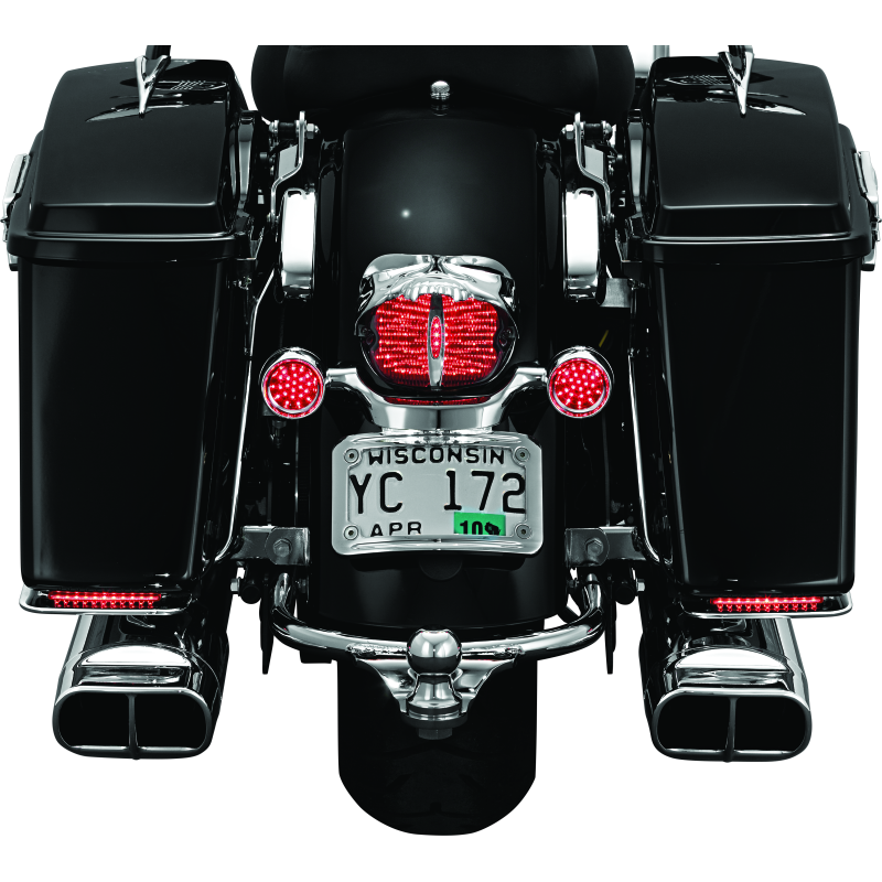 Kuryakyn Zombie Taillight Cover Chrome