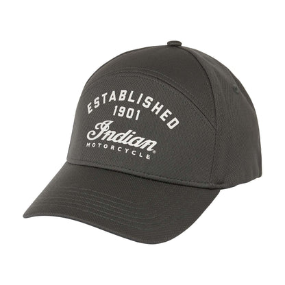 Indian Motorcycle Established Script Performance Cap, Dark Khaki