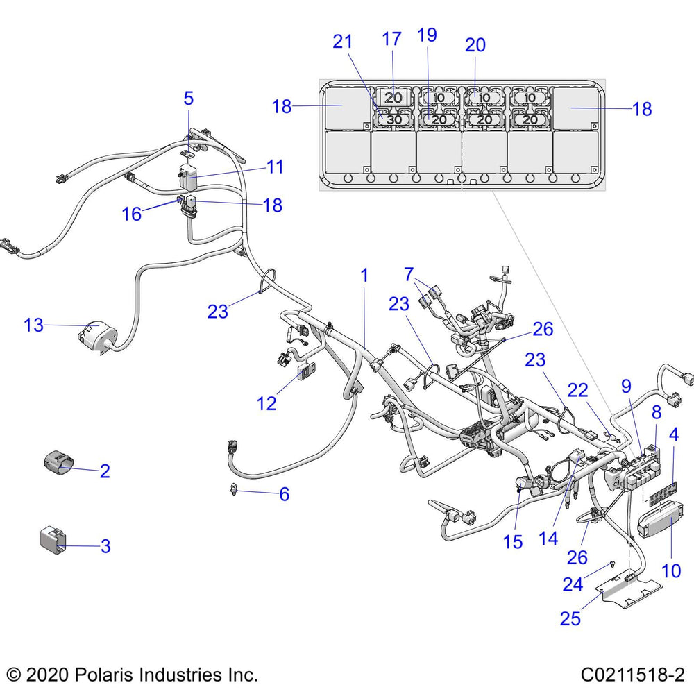 
                      
                        Polaris ATV Fusebox-TPA, 48 Way, Genuine OEM Part 4015457, Qty 1
                      
                    
