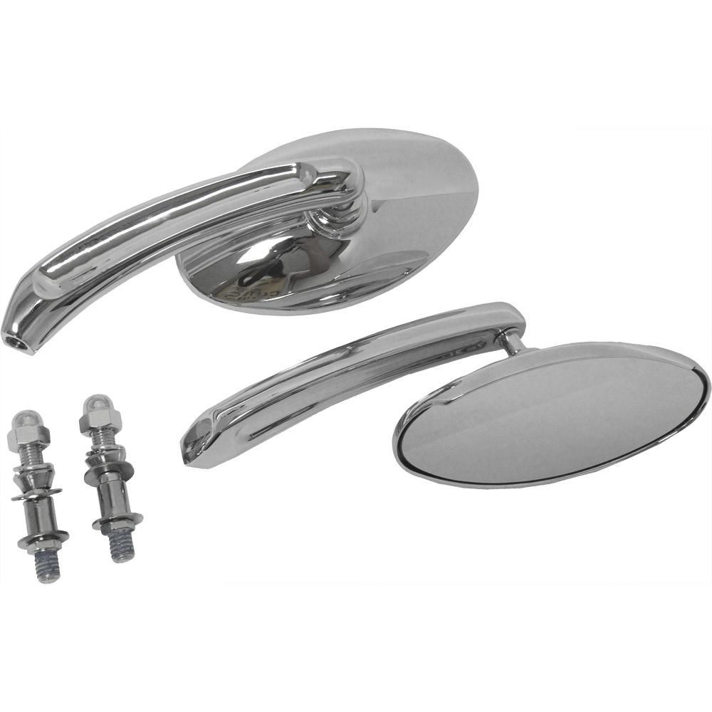 Mirrors Chrome Oval Chrome