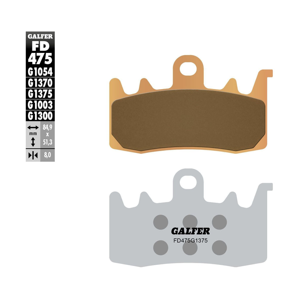 Brake Pads Sintered Ceramic Fd475g1375