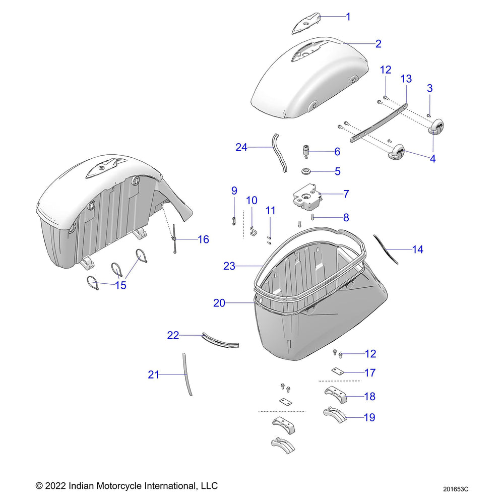 
                      
                        Indian Motorcycle Wire Cover, Genuine OEM Part 5522014, Qty 1
                      
                    