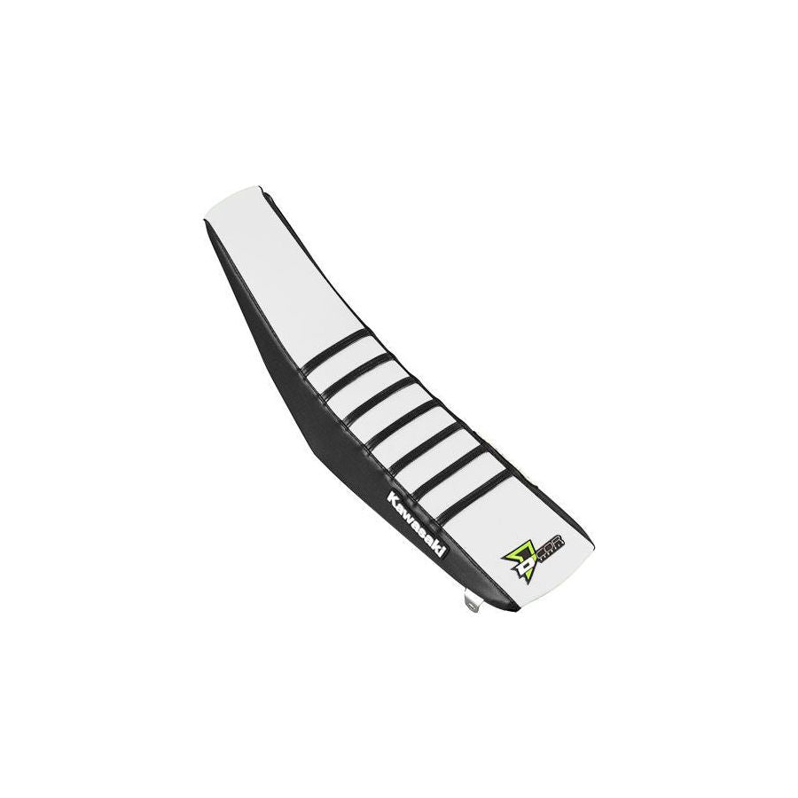 Seat Cover Black/White Black Ribs Kx450