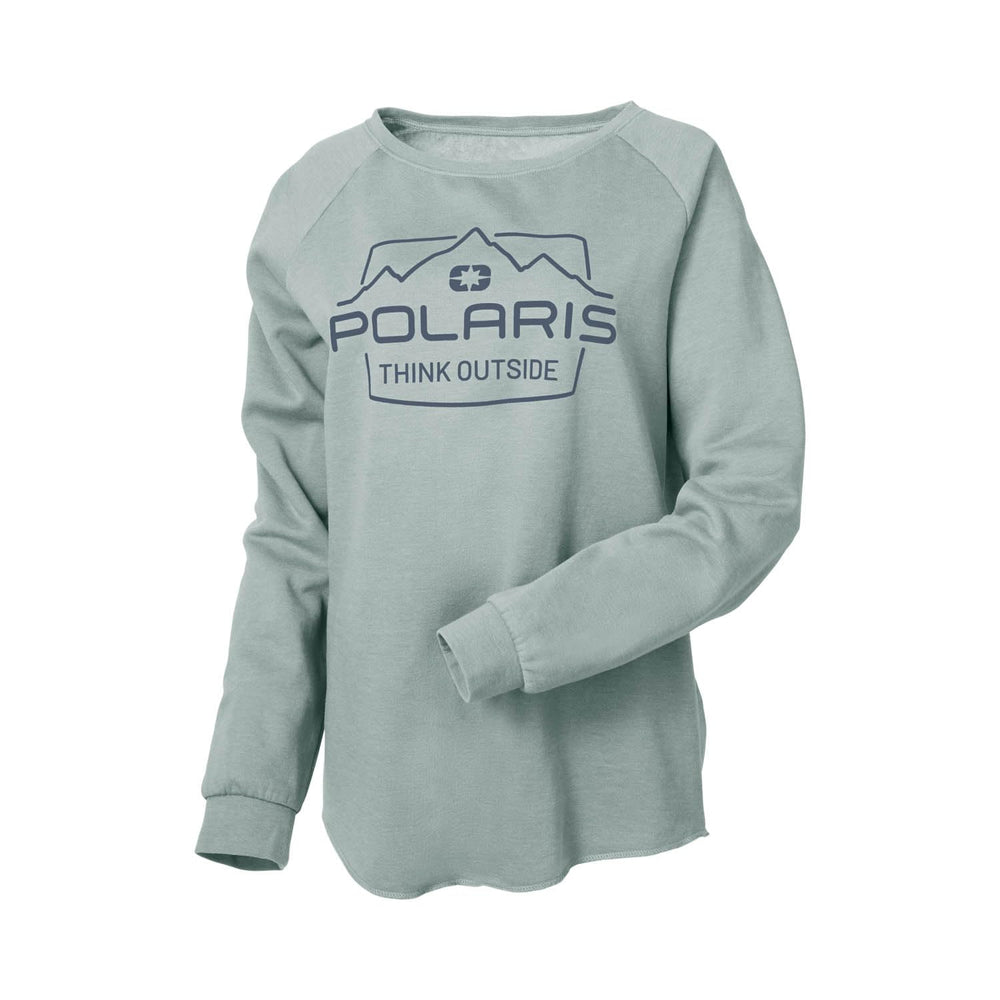 Polaris ATV Women's Adventure Crew Sweatshirt - S Gray