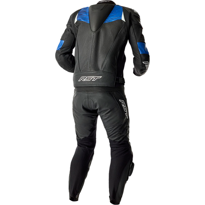 Tractech Evo D3o Jacket Blk/Blue Leather Xl