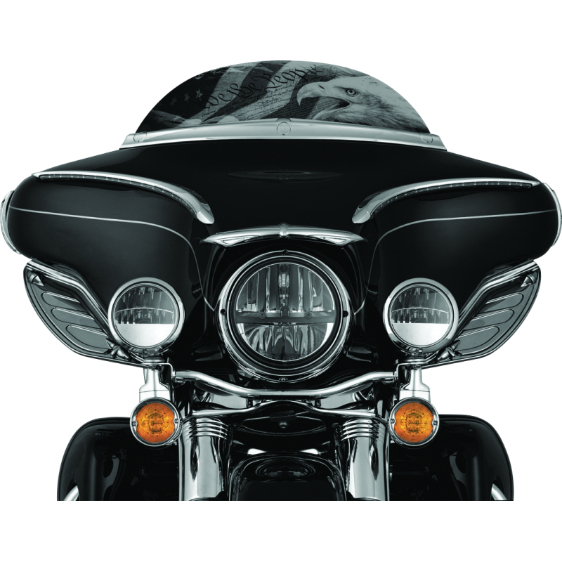 Kuryakyn Dragon Wing Air Deflectors Dark Smoke