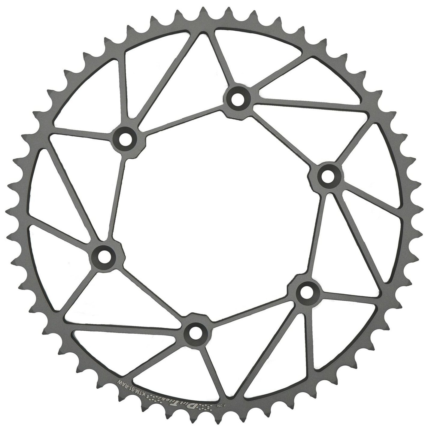 Rear  Sprocket  Chromoly 51t 520 Raw Hon
