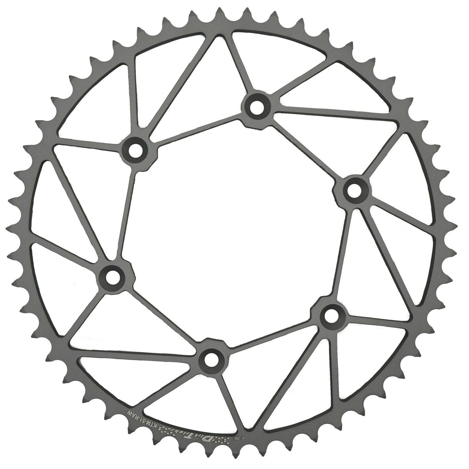 Rear  Sprocket  Chromoly 51t 520 Raw Hon