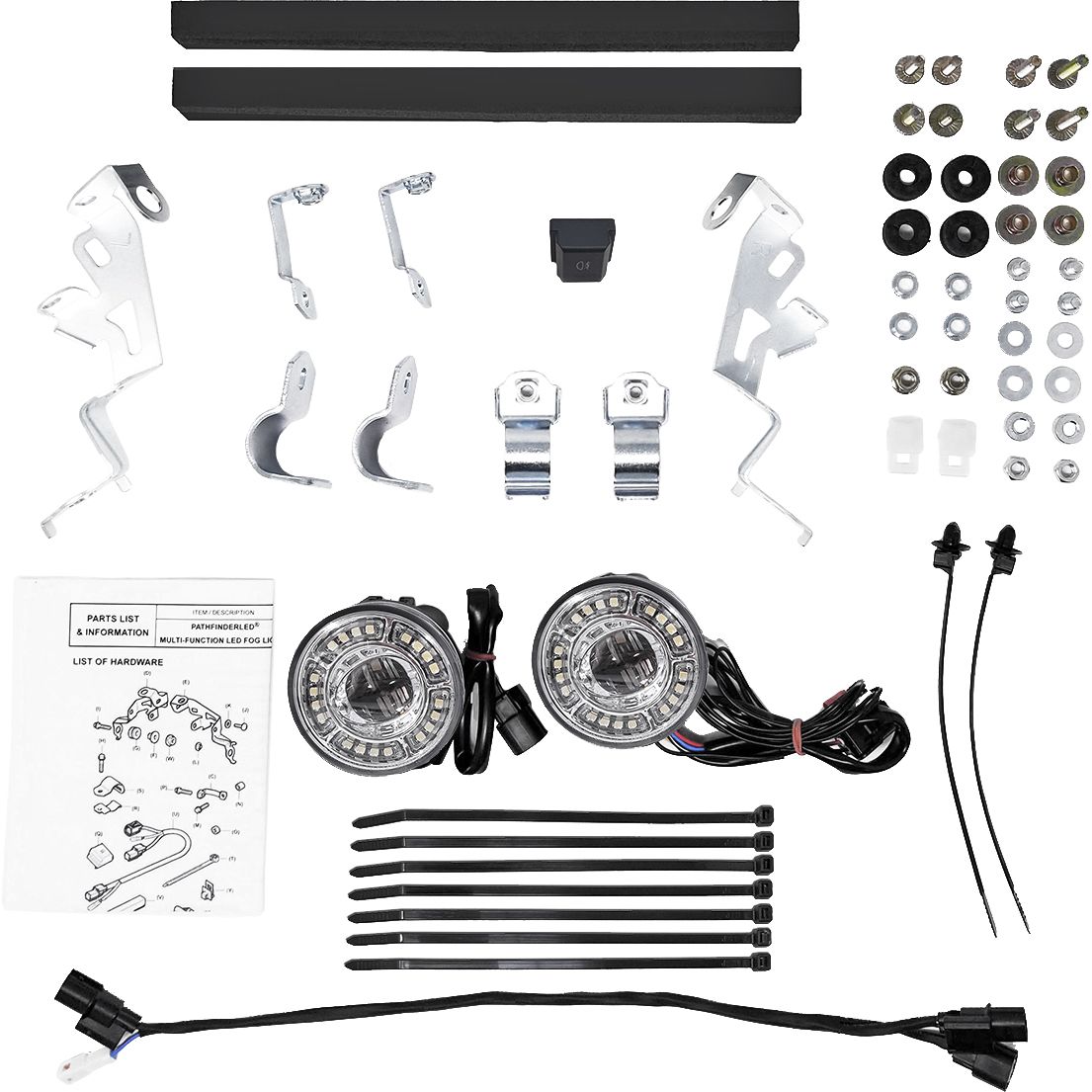 Led Fog Light Kit Multifunction+Drl Hon