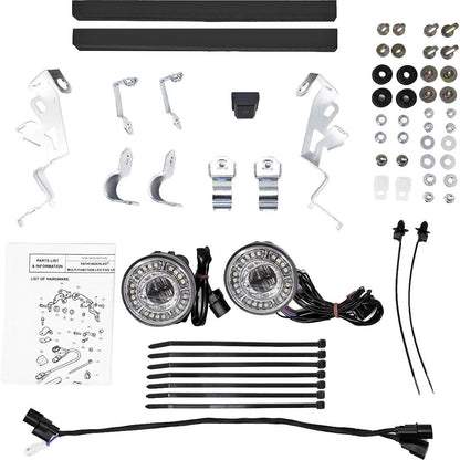 Led Fog Light Kit Multifunction+Drl Hon