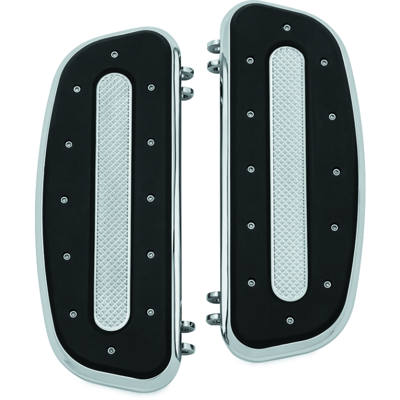Kuryakyn Heavy Industry Driver Floorboards Chrome