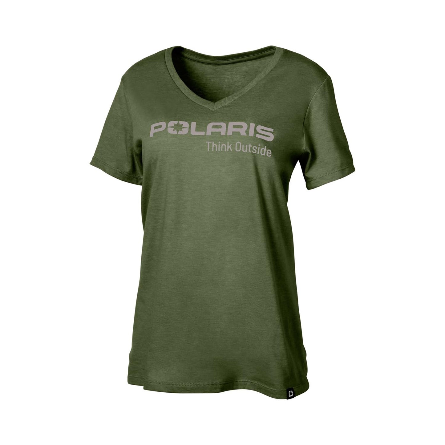 Polaris Off Road Women's Think Outside Tee - 2XL Heathered Olive