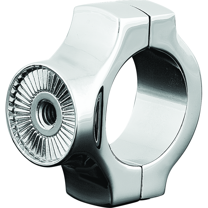 Kuryakyn Side Mount License Plate Holder Clamp 86-17 Softails Chrome