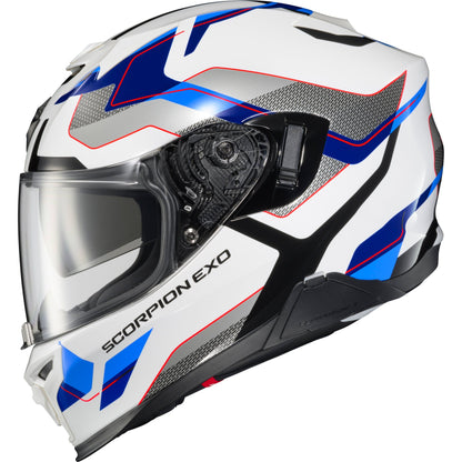 Exo T520 Full Face Helmet Zuse White/Blue Sm