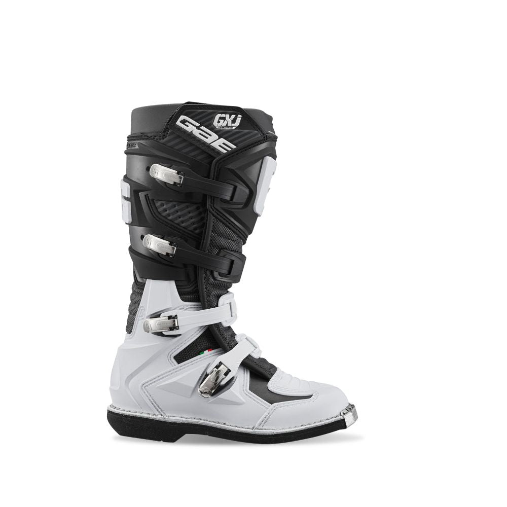 Gaerne GXJ Boot Black/White Size - Youth 4
