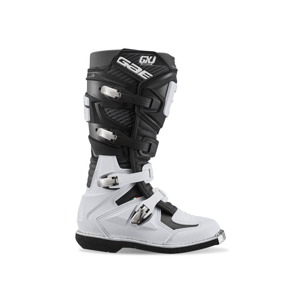 Gaerne GXJ Boot Black/White Size - Youth 6