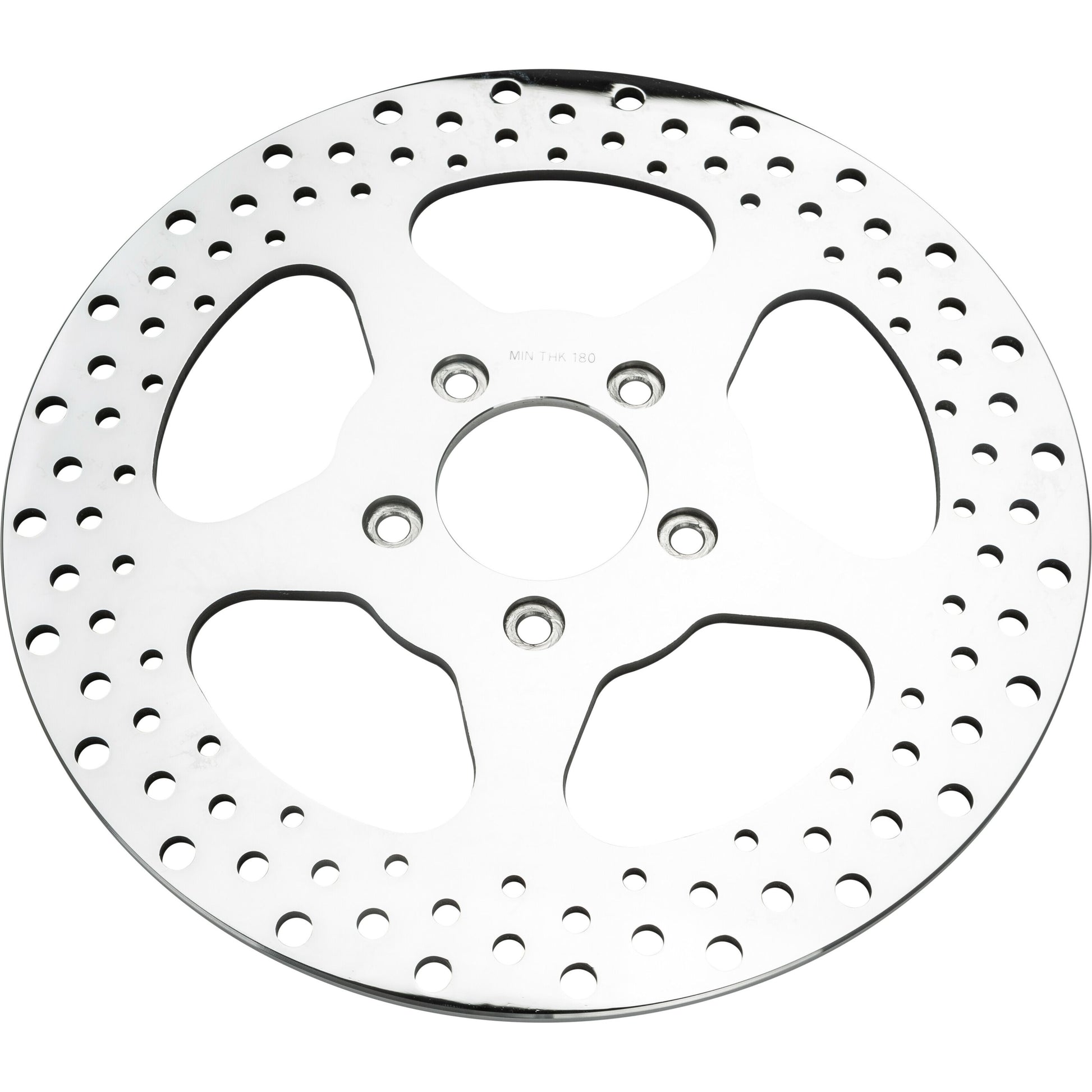 5 Spoke Brake Rotor Rear 11.5" Ss Polished 2.22id