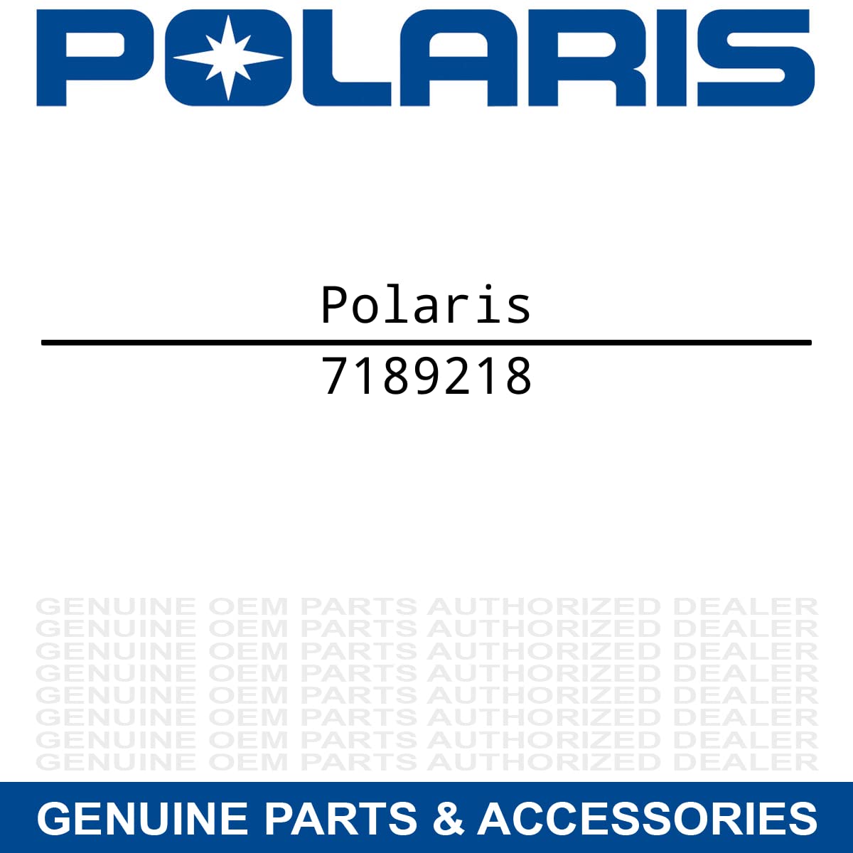 Polaris Ranger 1000" Fender Decal, Front, Top, Right, Genuine OEM Part 7189218, Qty 1