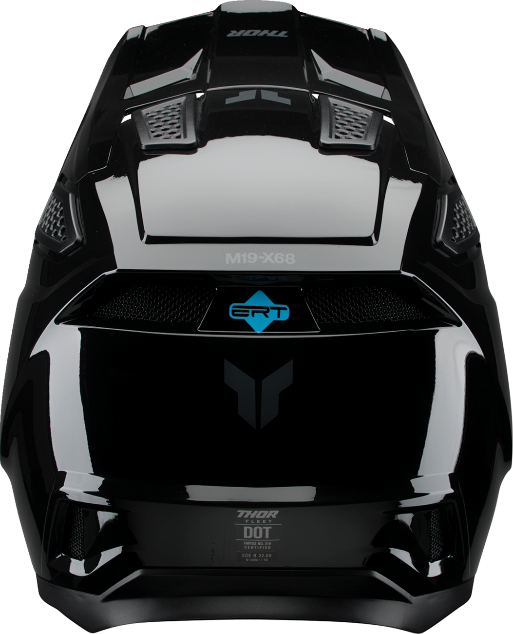 THOR Fleet Helmet - Blackout - Gloss Black - 4XL 0110-9448