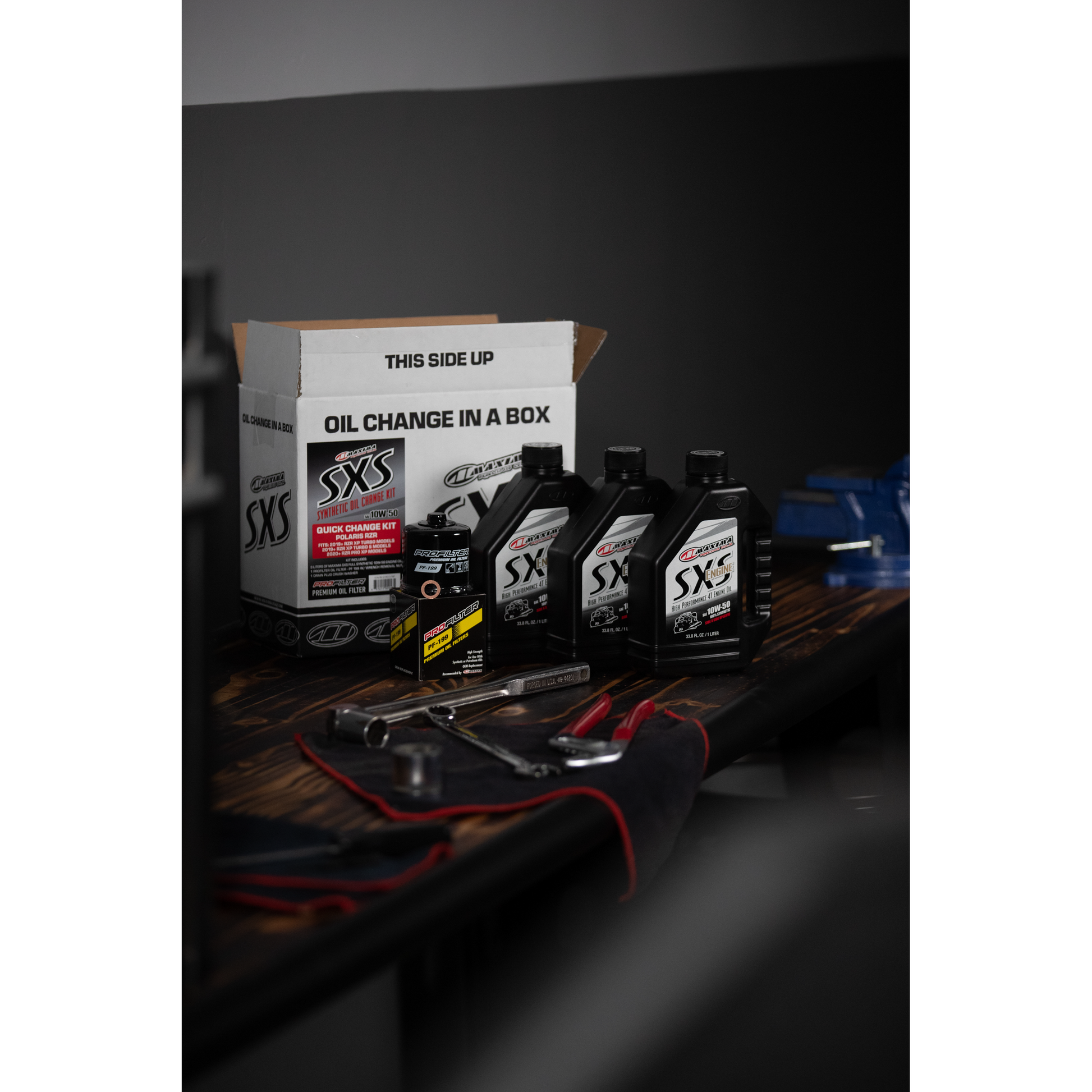 Sxs Quick Change Kit 10w50 With Black Oil Filter