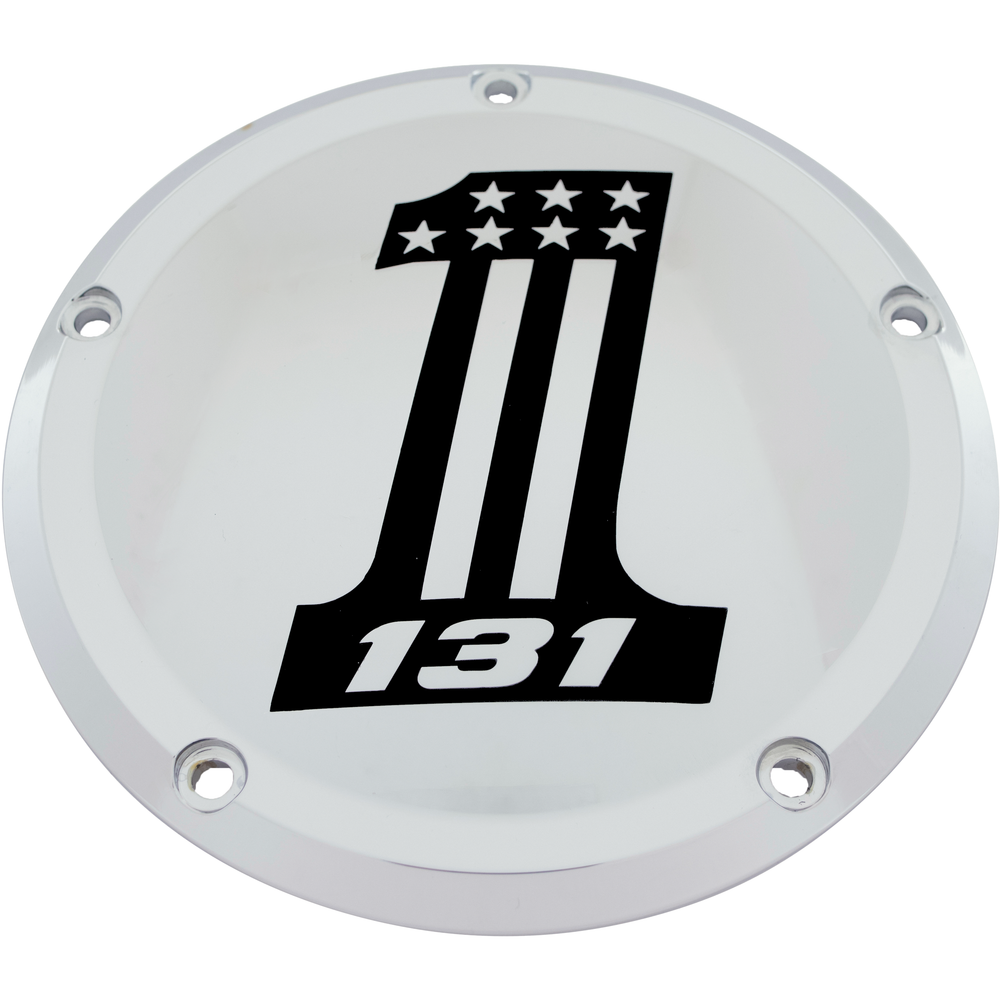 6   M8 Softail Derby Cover 131 Chrome