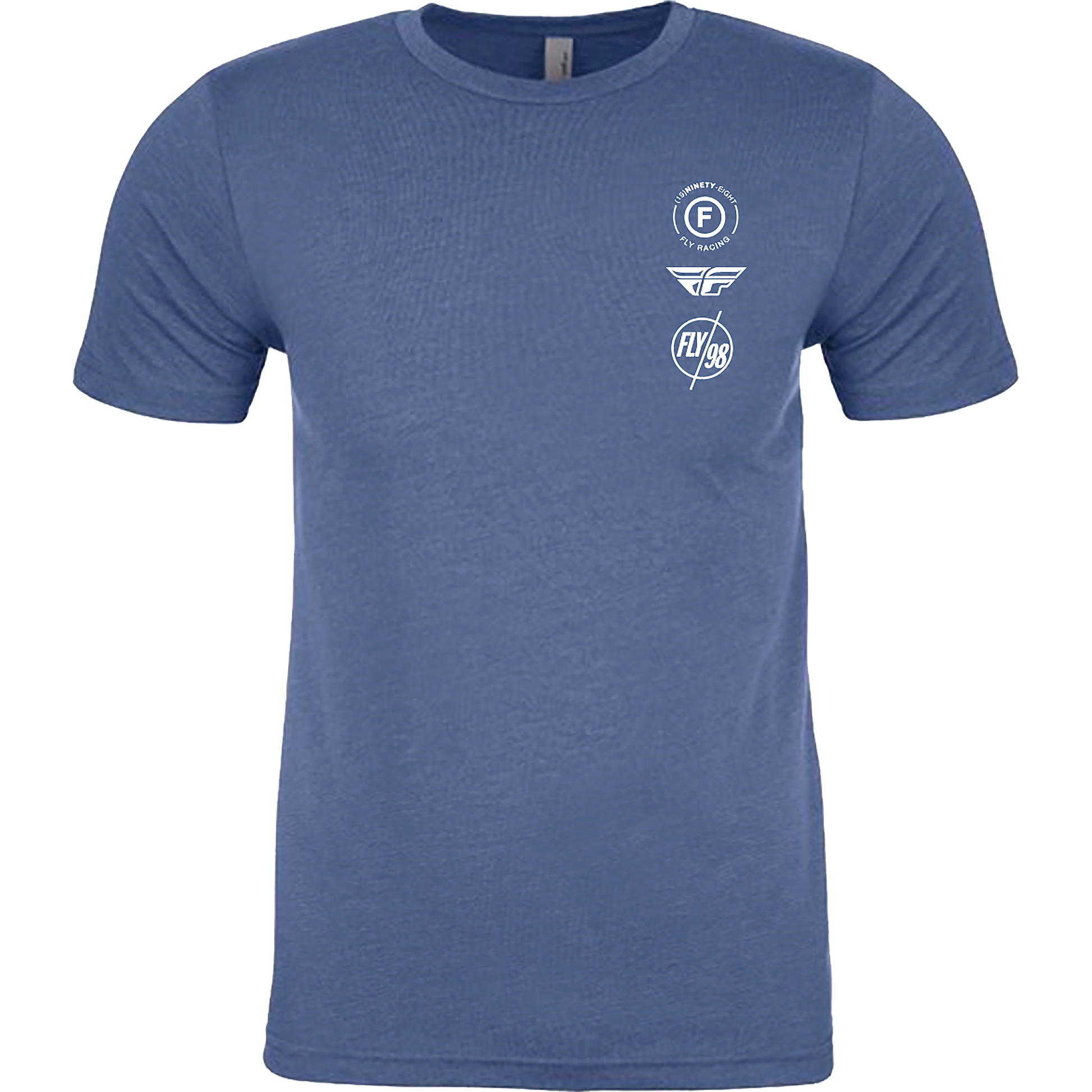 Fly Atom Tee Cool Blue Heather 2x